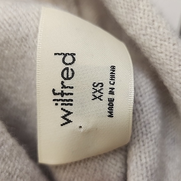 Aritzia Wilfred Cyprie Sweater Merino wool mock-neck sweater Size XXS - Picture 10 of 11